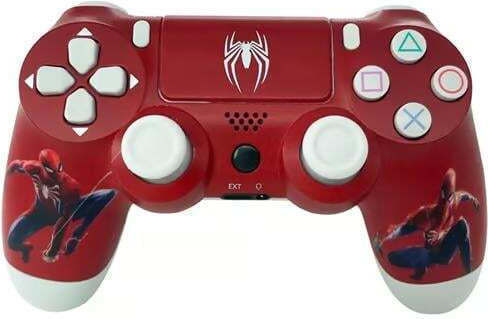 Factory DoubleShock Wireless Gamepad for PS4 Red Spiderman