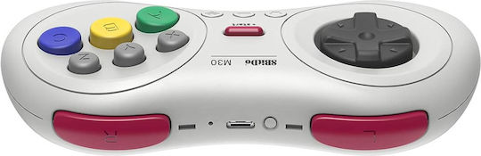 8Bitdo M30 Bluetooth Wireless Gamepad for Android / PC / Switch White