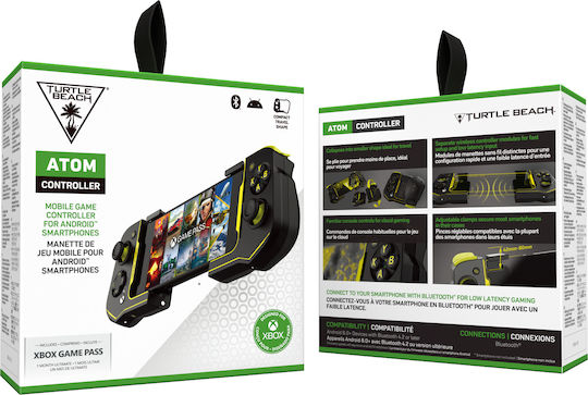Turtle Beach Atom Wireless Gamepad pentru Android / Xbox Series Black/Yellow