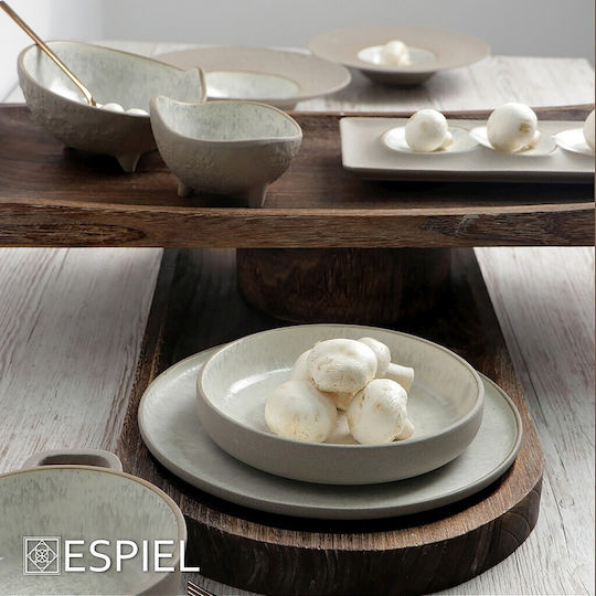 Espiel Spirit Πιάτο Βαθύ Κεραμικό Μπεζ με Διάμετρο 15.3cm