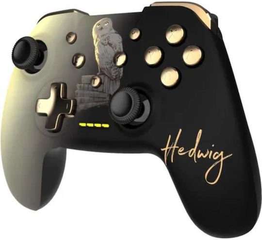 Freaks and Geeks Trade Invaders Wireless Gamepad pentru Switch Harry Potter Hedwig Black