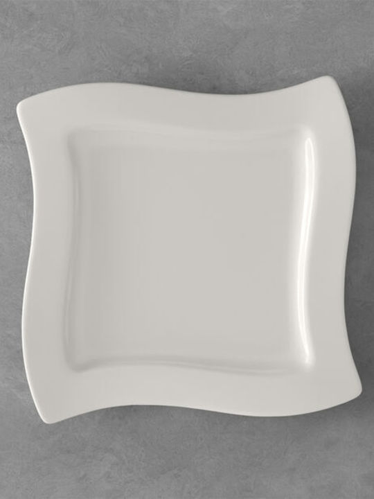 Villeroy & Boch Plate Shallow Square made of Porcelain White 24x24cm