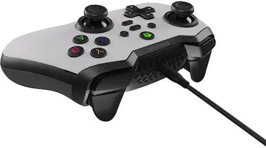 Genesis Mangan 300 Ενσύρματο Gamepad για Android / PC / Switch Λευκό