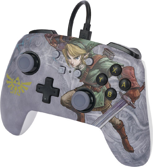 PowerA Valiant Link Ενσύρματο Gamepad για Switch Γκρι