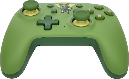 PowerA Toon Link Ενσύρματο Gamepad για Switch Πράσινο