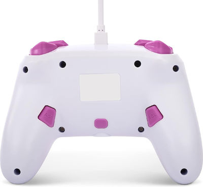 PowerA Enhanced Wired Gamepad for Switch Princess Peach Battle