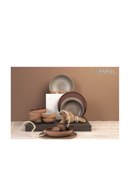 Espiel Calabria Teller Untiefe Keramik Rosa mit Durchmesser 28.6cm