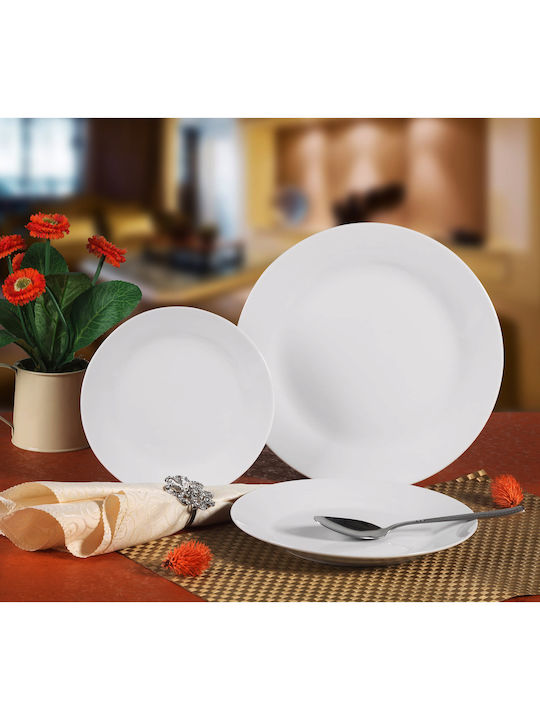 Viosarp Plate Shallow made of Porcelain White with Diameter 23cm