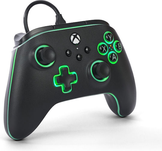 PowerA Advantage Plus RGB Strip Wired Gamepad for Xbox Series with Lumectra