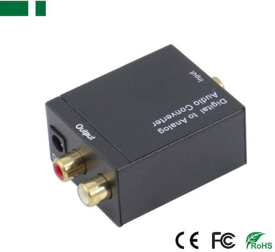 Anga Convertor RCA / Toslink masculin în RCA feminin 1buc 552-153