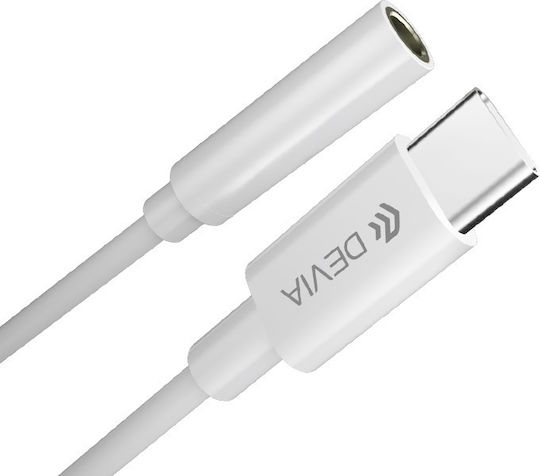 Samsung Μετατροπέας USB-C male σε USB-C female Λευκό 1τμχ EE-UC10JUWE