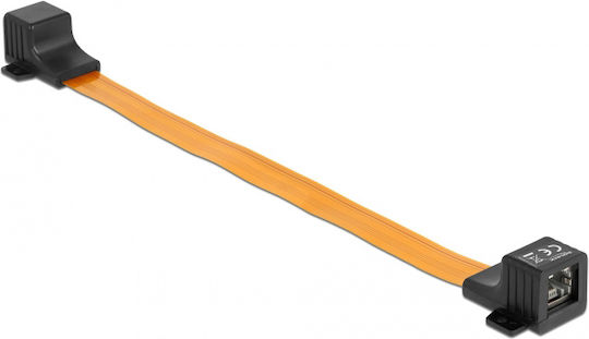DeLock Μετατροπέας RJ-45 female σε RJ-45 female Κίτρινο 1τμχ 87031