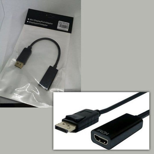 FT Electronics Μετατροπέας DisplayPort male σε HDMI female 1τμχ FTT14-029