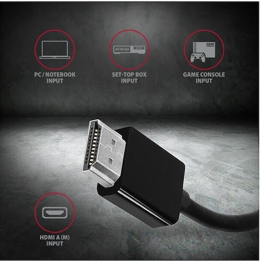 Axagon Convertor HDMI masculin în VGA feminin 1buc RVH-VGN