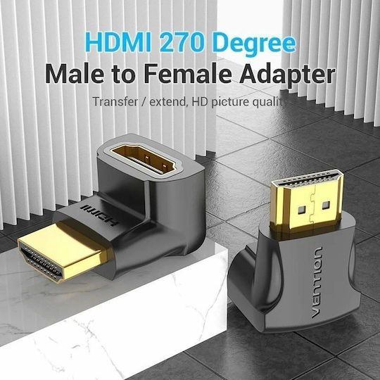 Vention 270° Μετατροπέας HDMI male σε HDMI female 1τμχ