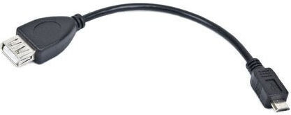 Lanberg OEM-0006 Конвертор micro USB мъжки към USB-A женски Черен 1бр