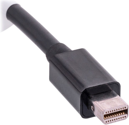Lanberg Μετατροπέας mini DisplayPort male σε VGA female 1τμχ AD-0006-BK