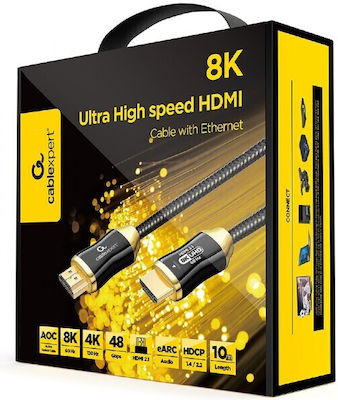 Cablexpert High Speed HDMI 2.1 Cablu HDMI de sex masculin - HDMI de sex masculin 10m Negru