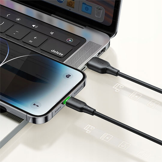 Mcdodo USB-A to Lightning Cable Μαύρο 1.2m (CA-4741)