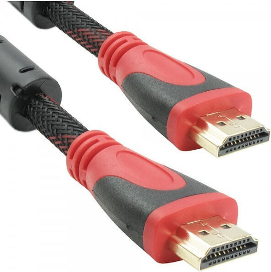 Hdmi-g Hdmi-hdmi HDMI 1.4 Braided Cable HDMI male - HDMI male 1.5m Black