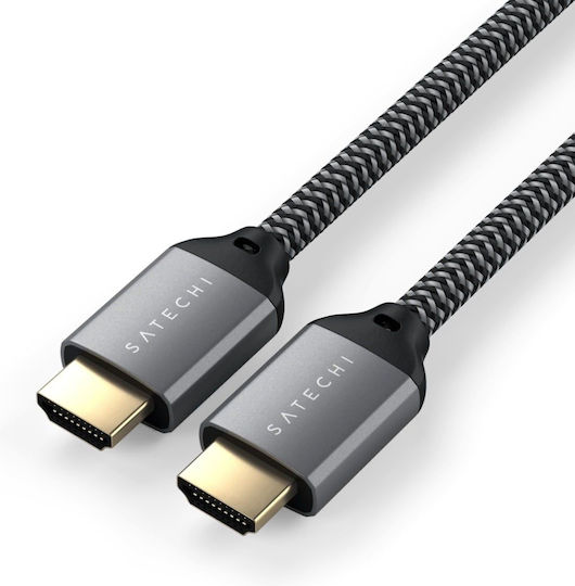 Satechi HDMI 2.1 Ultra High Speed 48Gbps 4K 120Hz HDR VRR Cable HDMI male - HDMI male 2m Μαύρο