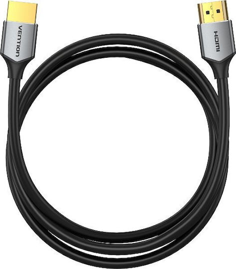 Vention Ultra Dünnes HDMI 2.0 Premium High Speed 4K 60Hz HDR Kabel HDMI-Stecker - HDMI-Stecker 2m Grau