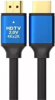 Hochgeschwindigkeits 4k Hdtv HDMI 2.0 Premium Hochgeschwindigkeits 4K 60Hz HDR Kabel HDMI-Stecker - HDMI-Stecker 1,5m Blau