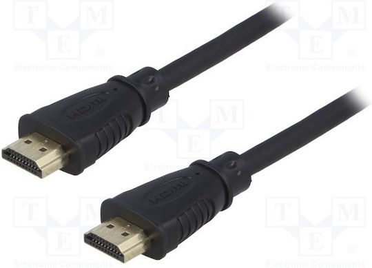 Qoltec HDMI 1.4 High Speed 1080p 120Hz HDMI Кабел HDMI Мъжки - HDMI Мъжки 5м Черен