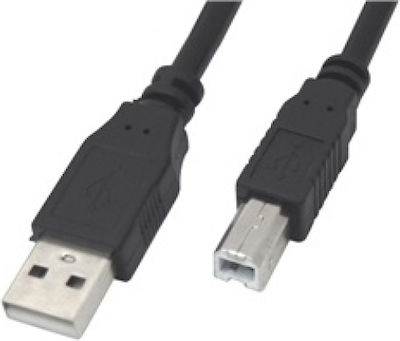 Comp USB 2.0 Kabel USB-A-Stecker - USB-B-Stecker Weiß 5m 04.001.0118