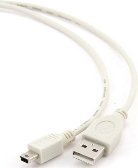 Gembird USB 2.0 Kabel USB-A-Stecker - USB-B-Stecker Weiß 0.9m CC-USB2-AM5P-3