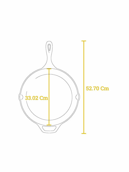 Lodge Τηγάνι από Μαντέμι 33cm