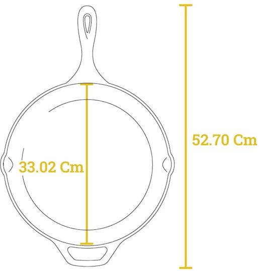 Lodge Τηγάνι από Μαντέμι 33cm