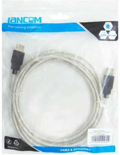 Lancom 5m USB 2.0 Cable A-Male to A-Female Transparent (04.001.0260)