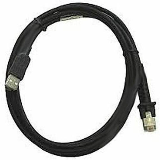 Datalogic USB 2.0 Cable USB-A male - RJ45 Μαύρο 2m 90A052258