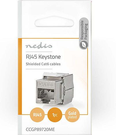 Nedis Keystone CAT6 Female S/FTP