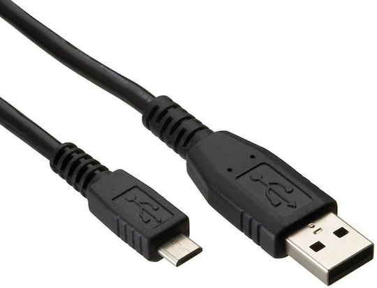 Редовна USB 2.0 до микро USB кабел Черен 1м (18025) 1бр