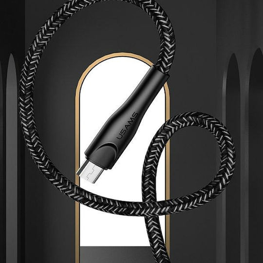Usams SJ399 U41 Плетена USB 2.0 до микро USB кабел Червен 3м 1бр