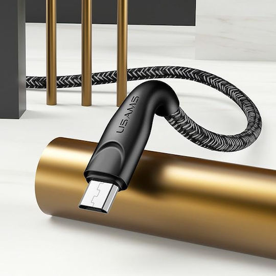 Usams SJ399 U41 Плетена USB 2.0 до микро USB кабел Червен 3м 1бр