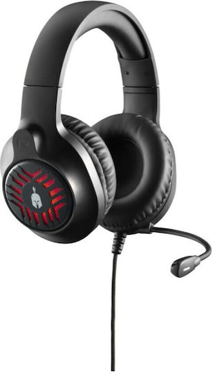 Spartan Gear Medusa Over Ear Gaming Headset with Bluetooth Connectivity for PC PS4 PS5