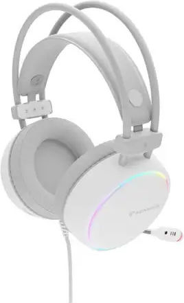 Genesis Neon 613 Over Ear Gaming Headset με σύνδεση 3.5mm / USB Λευκό