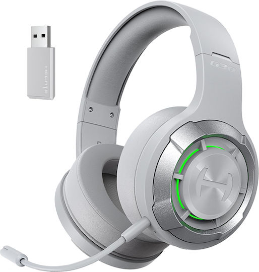 Edifier G30 S Dual Mode Fără fir Over Ear Gaming Headset cu conexiune Bluetooth / USB Gri