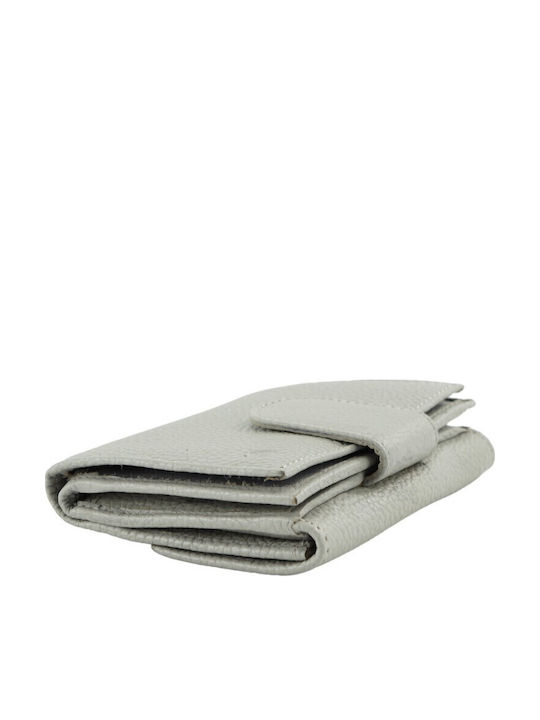 Small Leather Women's Wallet Classic with RFID Gray