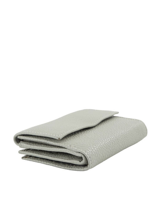 Small Leather Women's Wallet Classic with RFID Gray