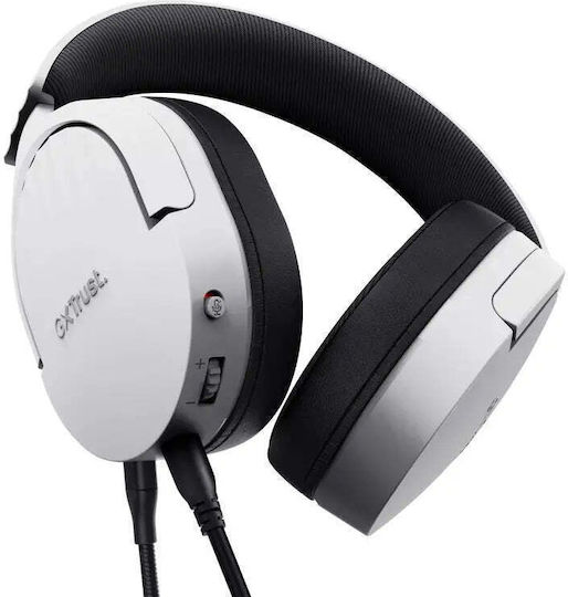 Trust GXT 489 Fayzo Over Ear Gaming Headset με σύνδεση 2x3.5mm Λευκό