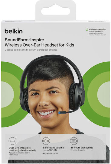 Belkin SoundForm Inspire Ασύρματο On Ear Gaming Headset με σύνδεση Bluetooth