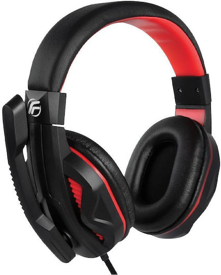Fenner Soundgame Over Ear Gaming Headset με σύνδεση 3.5mm Κόκκινο