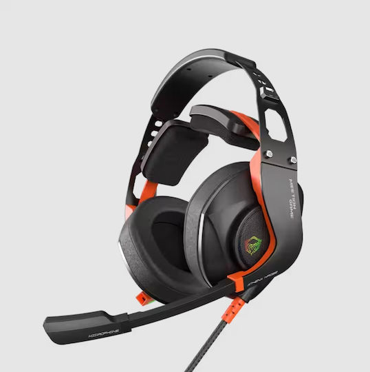 Meetion HP099 Über Ohr Gaming-Headset mit Verbindung 2x3,5mm Schwarz