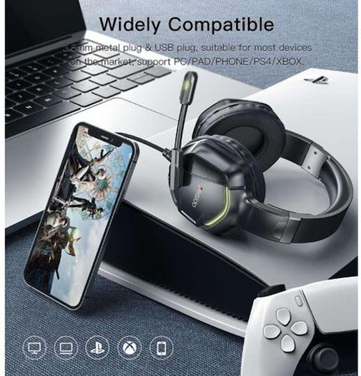 Yesido EK01 Über Ohr Gaming-Headset mit Verbindung 3,5mm Schwarz