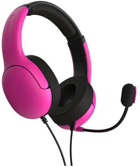 PDP Airlite Over Ear Gaming Headset με σύνδεση USB Ροζ