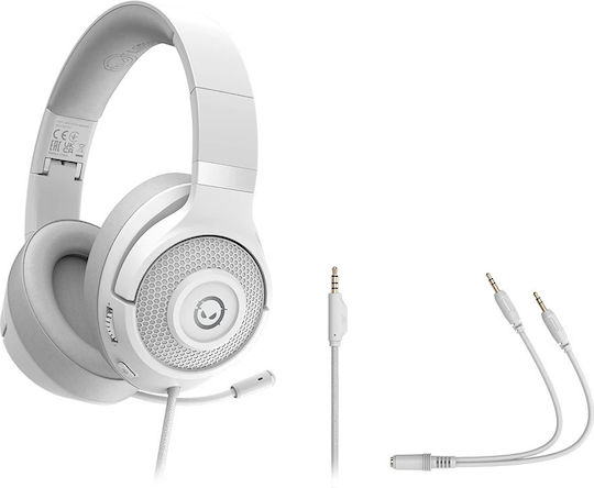 Lorgar Noah Über Ohr Gaming-Headset mit Verbindung 3,5mm Weiß